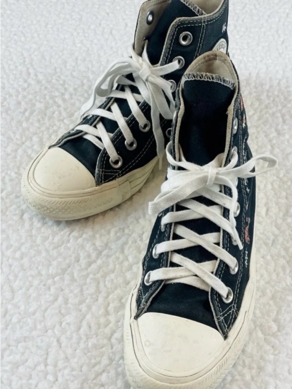 CONVERSE • Black/White Chuck Taylor All-Star Things To Grow High-Top Sneakers,